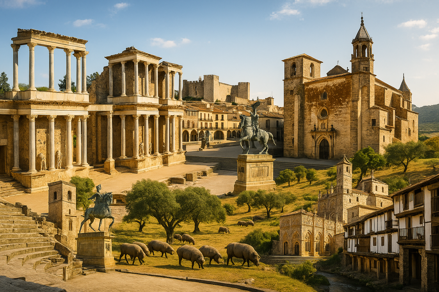 Paisaje español tradicional